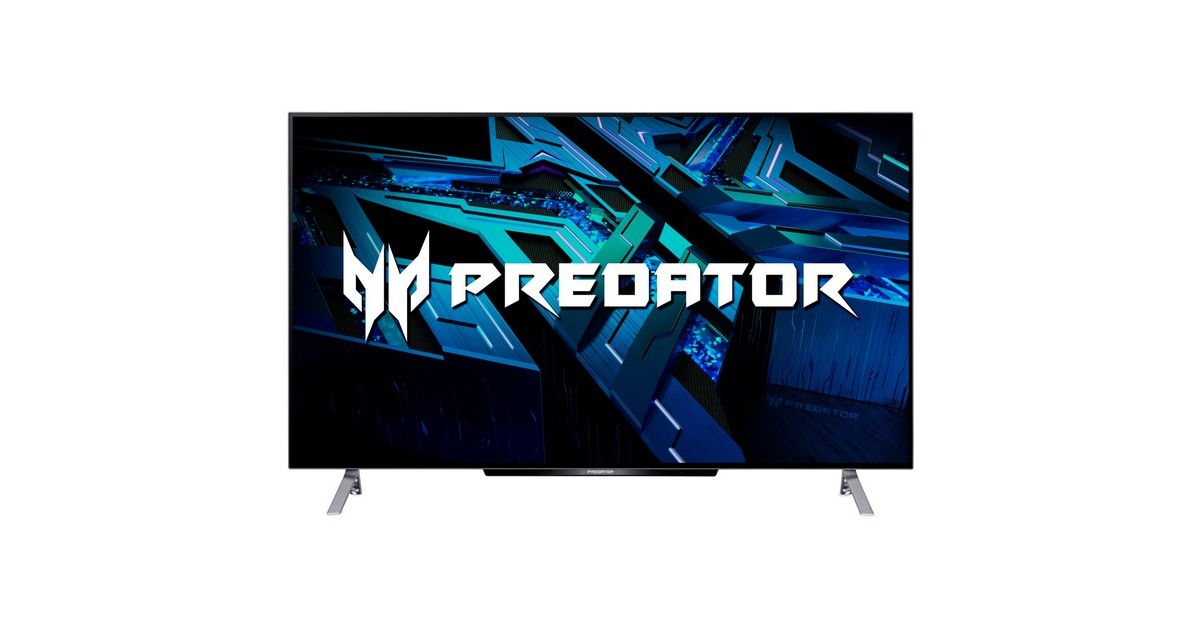 Acer Predator CG48, Gaming-Monitor(122 cm (48 Zoll), schwarz, UltraHD/4K, OLED, HDMI 2.1, 138Hz Panel)