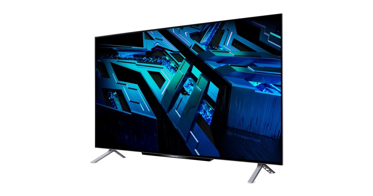 Acer Predator CG48, Gaming-Monitor(122 cm (48 Zoll), schwarz, UltraHD/4K, OLED, HDMI 2.1, 138Hz Panel)