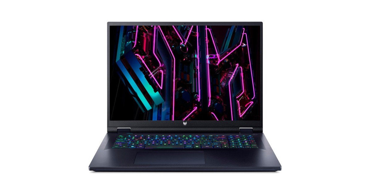 Acer Predator Helios 18 (PH18-71-71JS), Gaming-Notebook(schwarz, Windows 11 Home 64-Bit, 45.7 cm (18 Zoll) & 165 Hz Display, 1 TB SSD)
