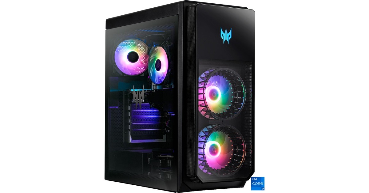 Acer Predator Orion 5000 (DG.E2UEG.00Q), Gaming-PC(schwarz, Windows 11 Home 64-Bit) Acer Predator Orion 5000 (DG.E2UEG.00Q), Gaming-PC(schwarz, Windows 11 Home 64-Bit)