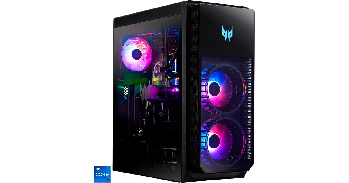 Acer Predator Orion 7000 (DG.E39EG.00E), Gaming-PC(schwarz, Windows 11 Home 64-Bit , Outlet) Acer Predator Orion 7000 (DG.E39EG.00E), Gaming-PC(schwarz, Windows 11 Home 64-Bit , Outlet)