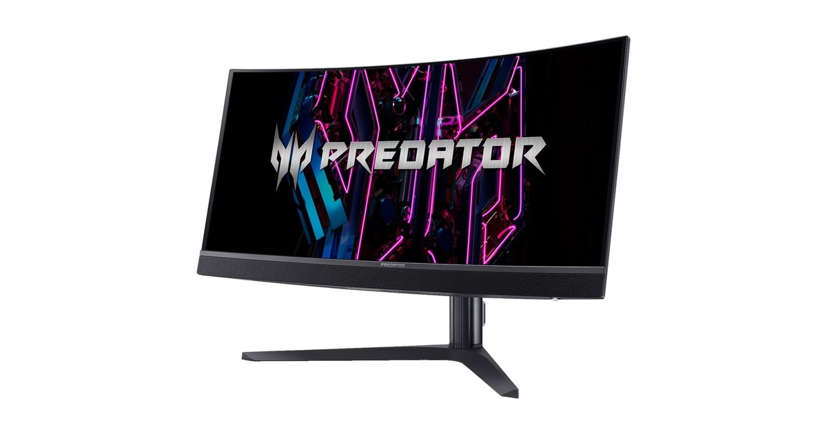 Acer Predator X34V, OLED-Monitor(86 cm (34 Zoll), schwarz, UWQHD, OLED, 175Hz Panel)