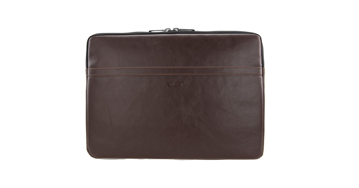Acer Premium Sleeve 35,6 cm (14") , Notebookhülle(braun, für Notebooks bis 35,56 cm (14") )