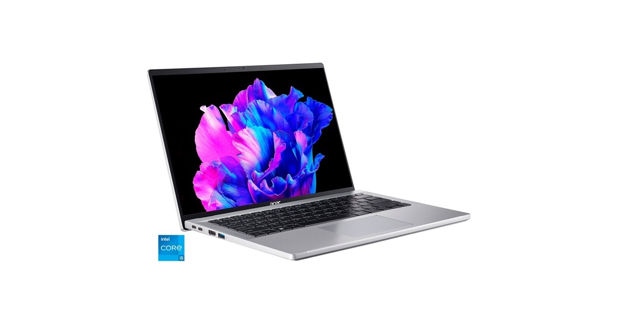 Acer Swift 3 Go (SFG14-71-582W), Notebook(silber, Windows 11 Home 64-Bit, 35.6 cm (14 Zoll), 512 GB SSD) Acer Swift 3 Go (SFG14-71-582W), Notebook(silber, Windows 11 Home 64-Bit, 35.6 cm (14 Zoll), 512 GB SSD)