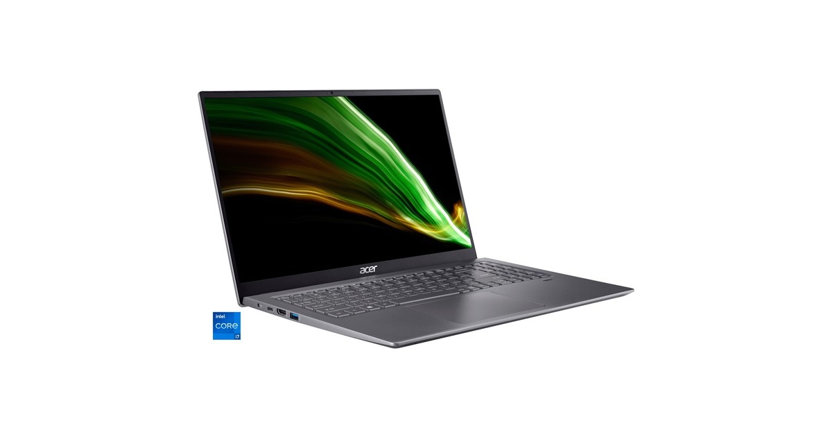 Acer Swift 3 (SF316-51-70AF), Notebook(grau, Windows 11 Home 64-Bit, 40.9 cm (16.1 Zoll), 512 GB SSD) Acer Swift 3 (SF316-51-70AF), Notebook(grau, Windows 11 Home 64-Bit, 40.9 cm (16.1 Zoll), 512 GB SSD)