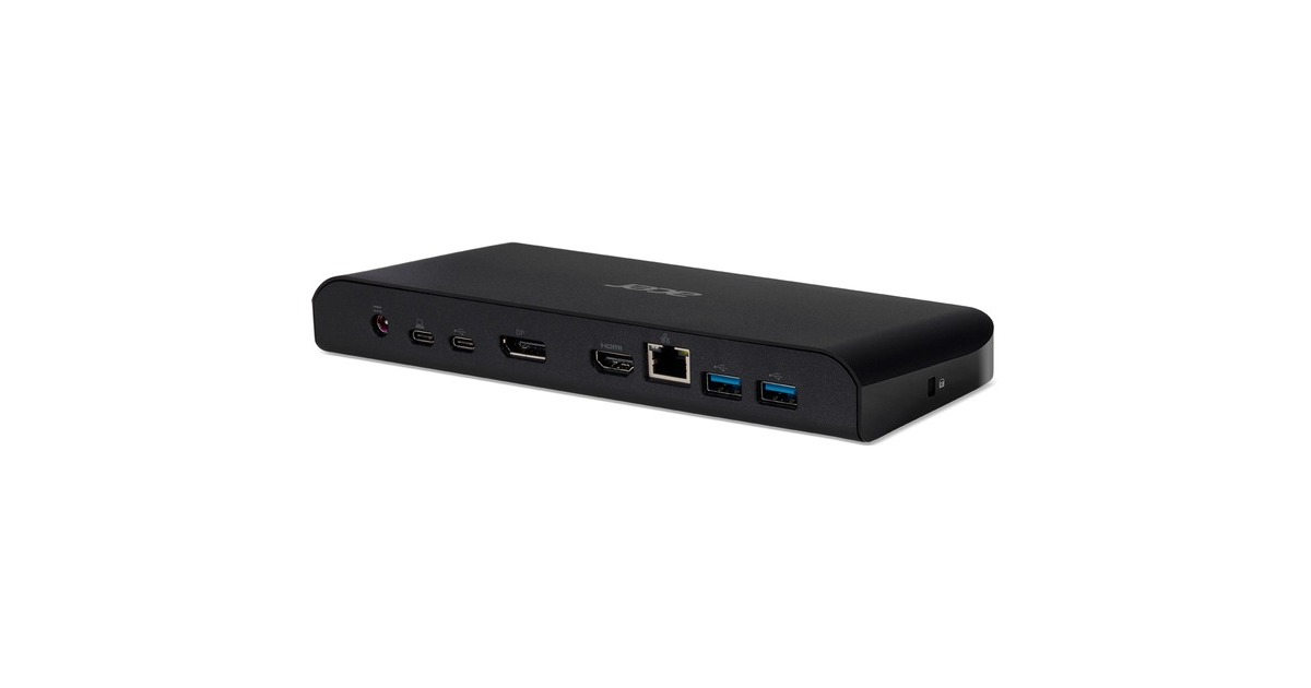 Acer USB Type-C Dockingstation II(schwarz, USB, RJ-45, HDMI)