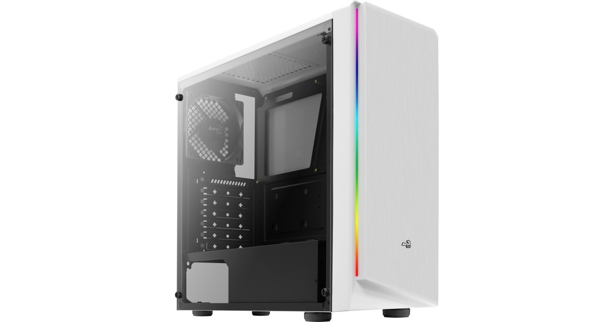 Aerocool ACCM-PV13012.21, Tower-Gehäuse(weiß/schwarz, Window-Kit)