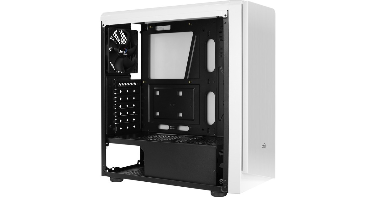 Aerocool ACCM-PV13012.21, Tower-Gehäuse(weiß/schwarz, Window-Kit)