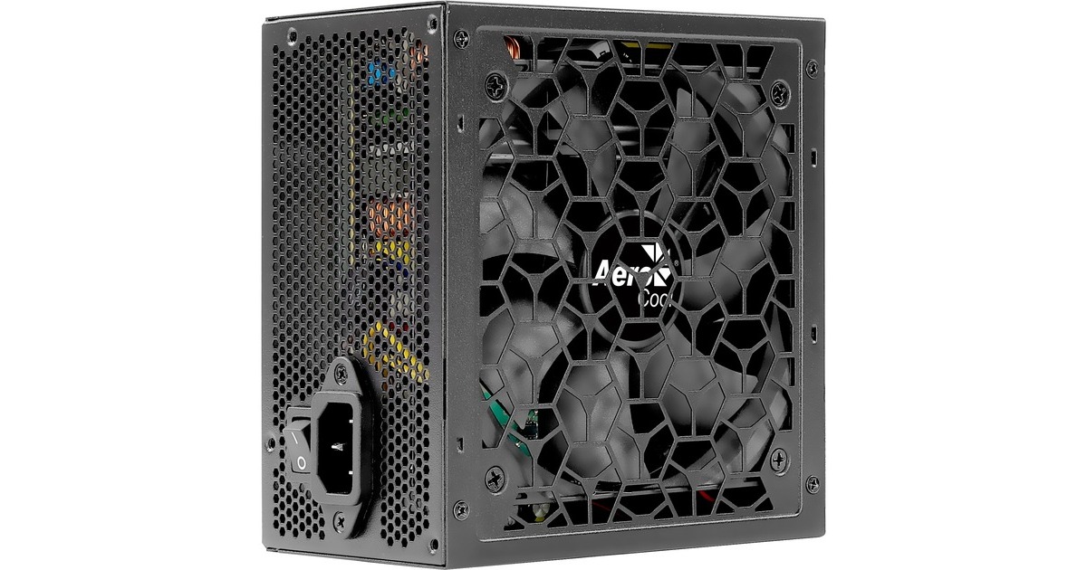 Aerocool AERO 80+ White 500W, PC-Netzteil(schwarz, 2x PCIe, 500 Watt)