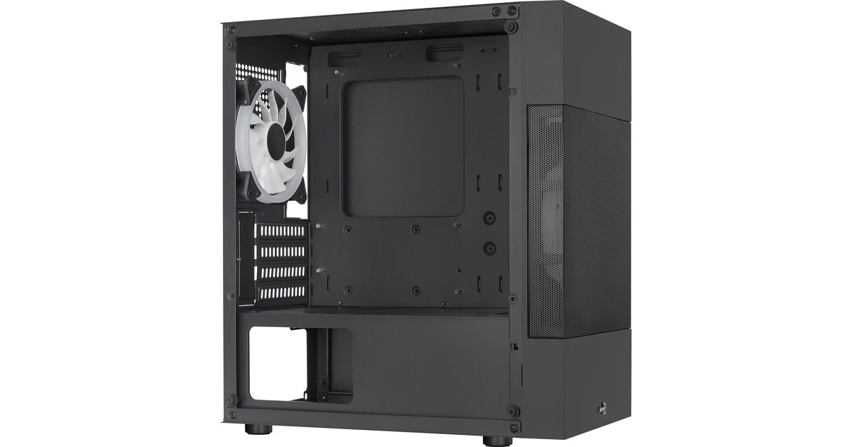 Aerocool Atomic Lite-G-BK-v1, Tower-Gehäuse(schwarz, Tempered Glass)