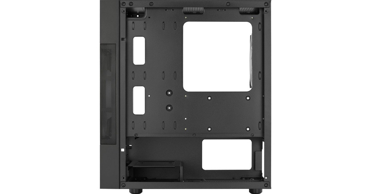 Aerocool Atomic Lite-G-BK-v1, Tower-Gehäuse(schwarz, Tempered Glass)