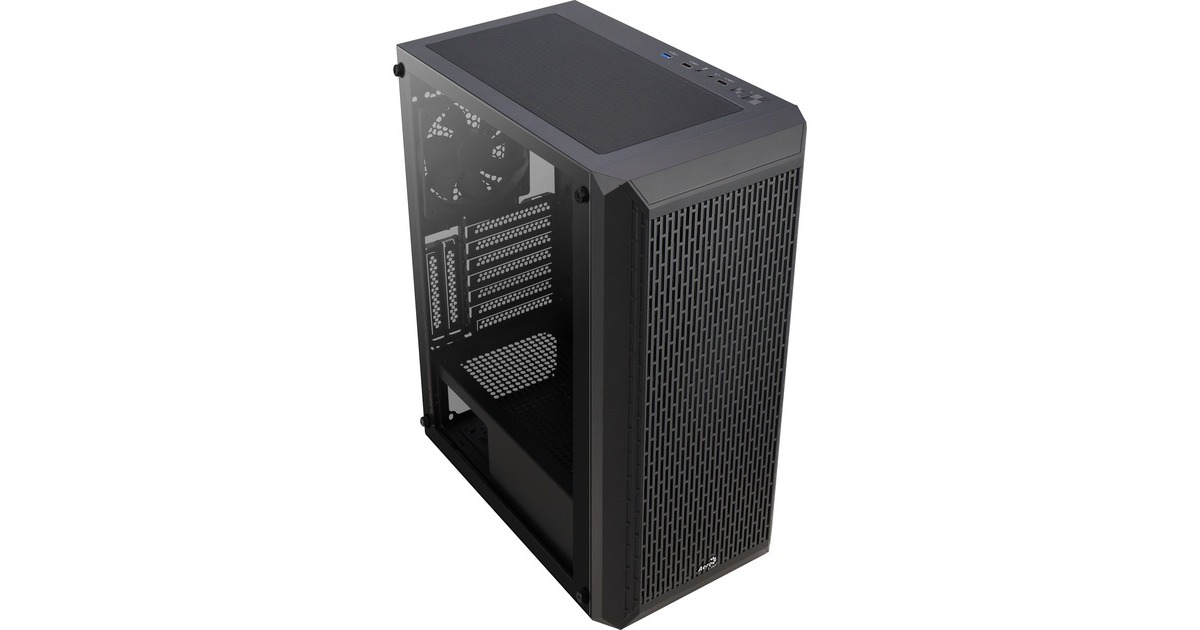 Aerocool Beam G-BK-v1, Tower-Gehäuse(schwarz, Tempered Glass)