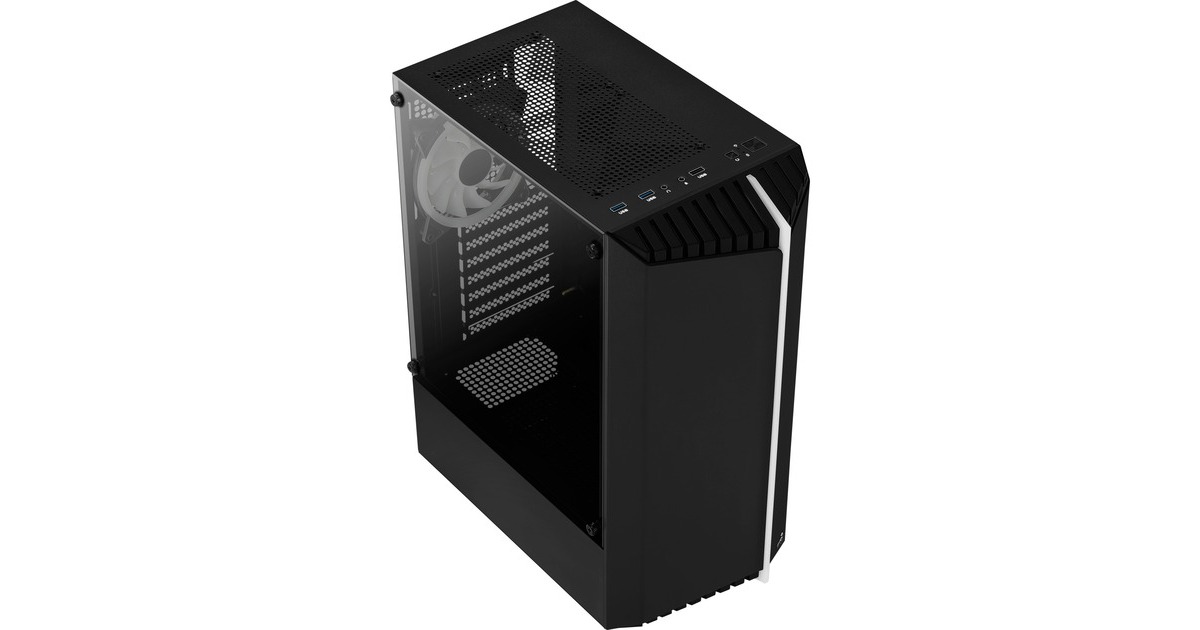 Aerocool Bionic-G v2 TG, Tower-Gehäuse(schwarz, Tempered Glass)