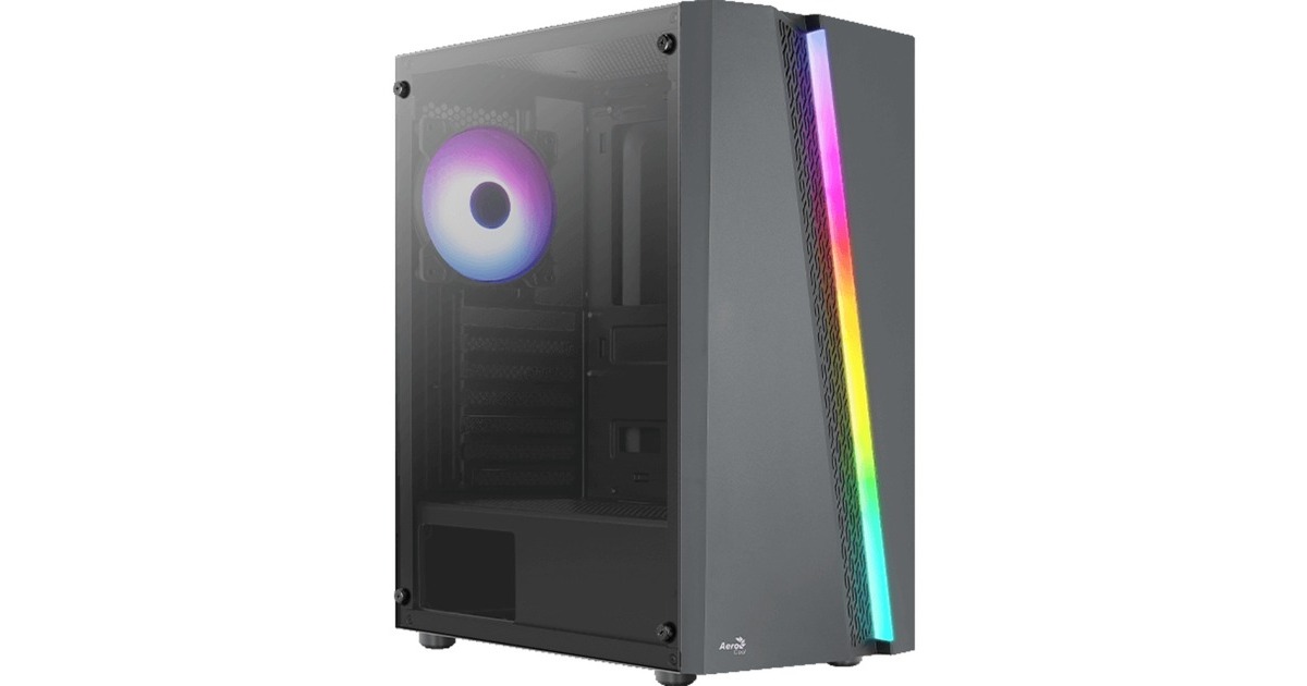 Aerocool Blade, Tower-Gehäuse(schwarz, Tempered Glass)
