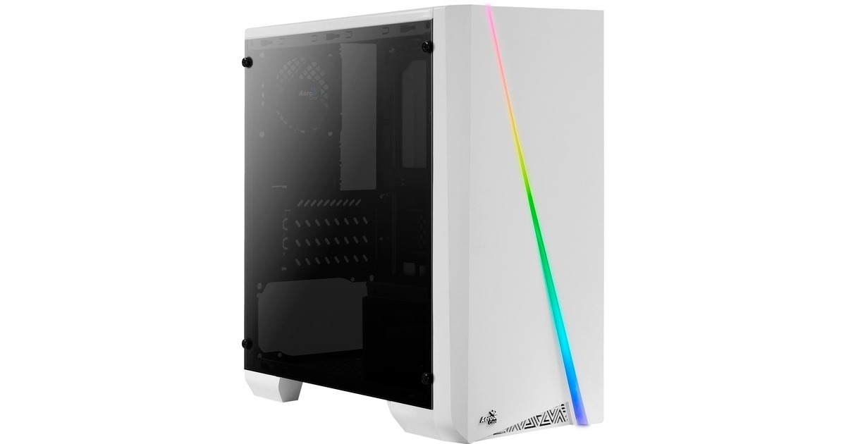 Aerocool Cylon Mini, Tower-Gehäuse(weiß/schwarz, Window-Kit)