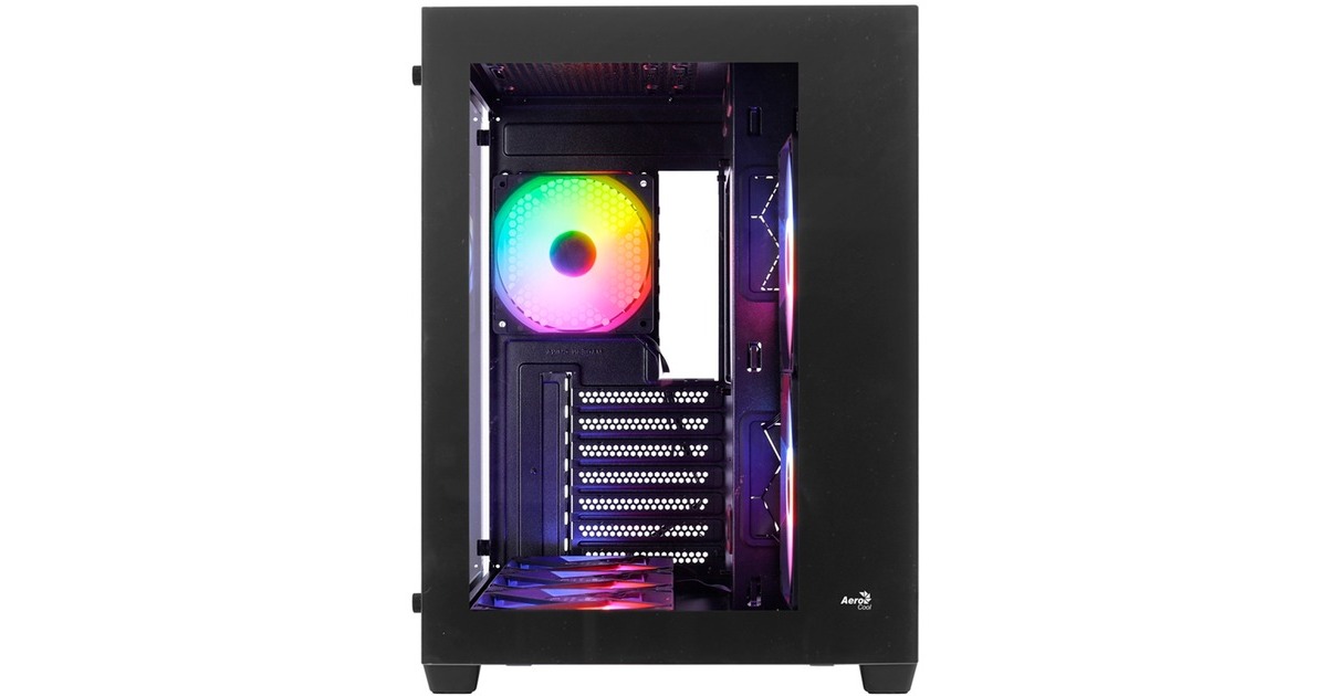Aerocool Dryft-BK-v1 , Tower-Gehäuse(schwarz)