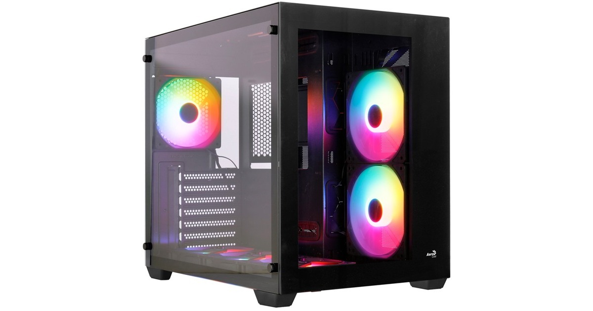 Aerocool Dryft-BK-v2, Tower-Gehäuse(schwarz)