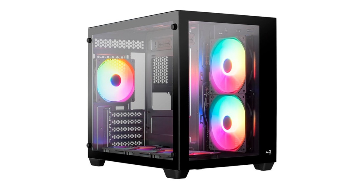 Aerocool Dryft Mini-BK-v1 , Tower-Gehäuse(schwarz, Outlet) Aerocool Dryft Mini-BK-v1 , Tower-Gehäuse(schwarz, Outlet)