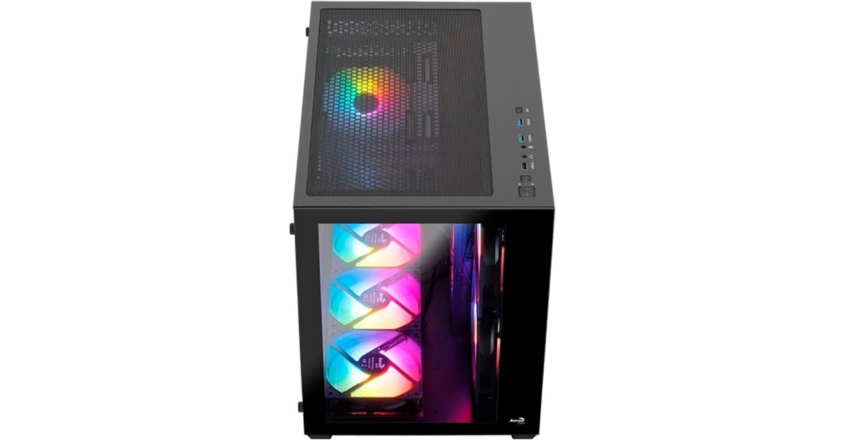 Aerocool Dryft Mini-BK-v1 , Tower-Gehäuse(schwarz)