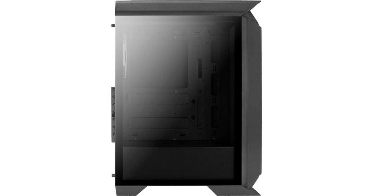 Aerocool Gladiator Duo G-BK-v1, Tower-Gehäuse(schwarz, Tempered Glass)