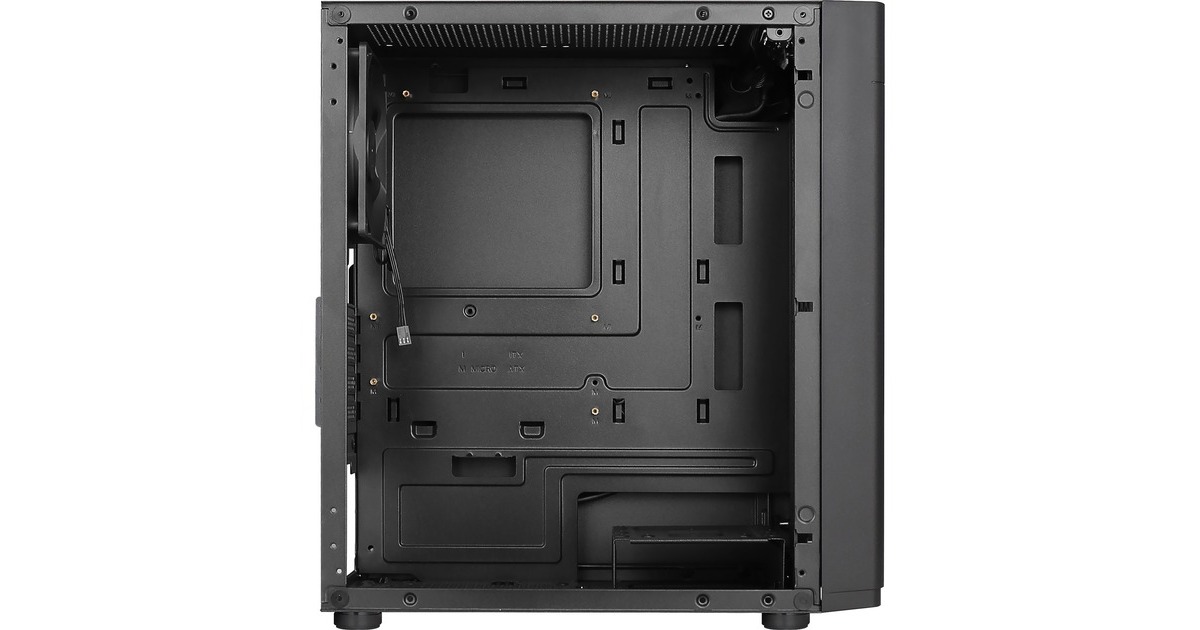 Aerocool Hexform G-BK-v1, Tower-Gehäuse(schwarz, Tempered Glass)