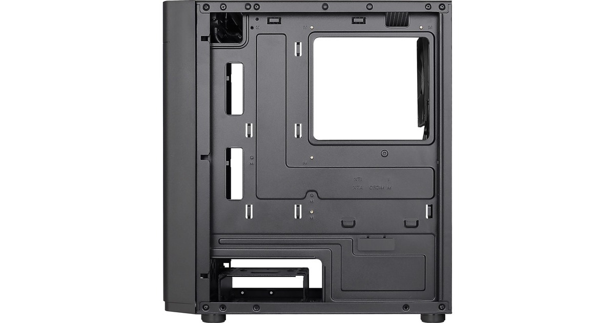 Aerocool Hexform G-BK-v1, Tower-Gehäuse(schwarz, Tempered Glass)
