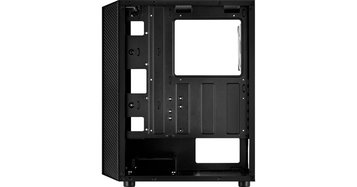 Aerocool Hive ARGB v1, Tower-Gehäuse(schwarz, Tempered Glass)