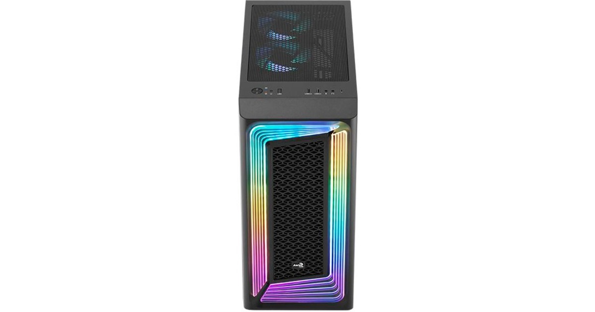 Aerocool Interstellar-G-BK-v1, Tower-Gehäuse(schwarz, Tempered Glass)