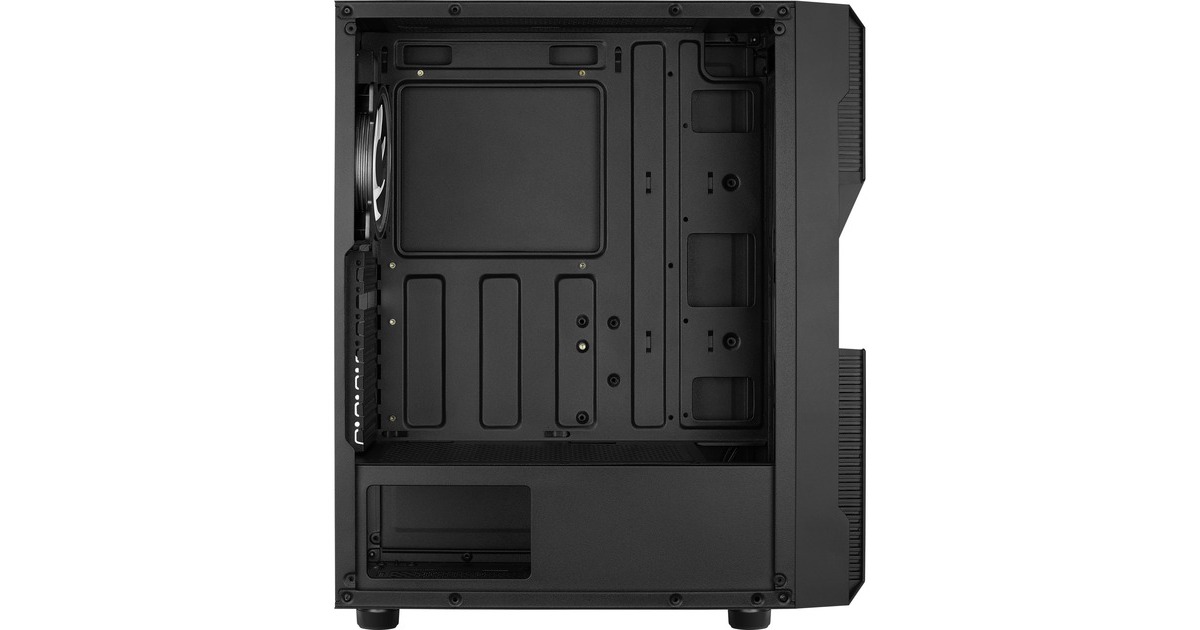 Aerocool Menace Saturn RGB, Tower-Gehäuse(schwarz, Tempered Glass)