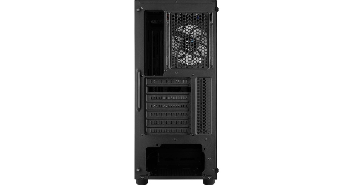 Aerocool Menace Saturn RGB, Tower-Gehäuse(schwarz, Tempered Glass)