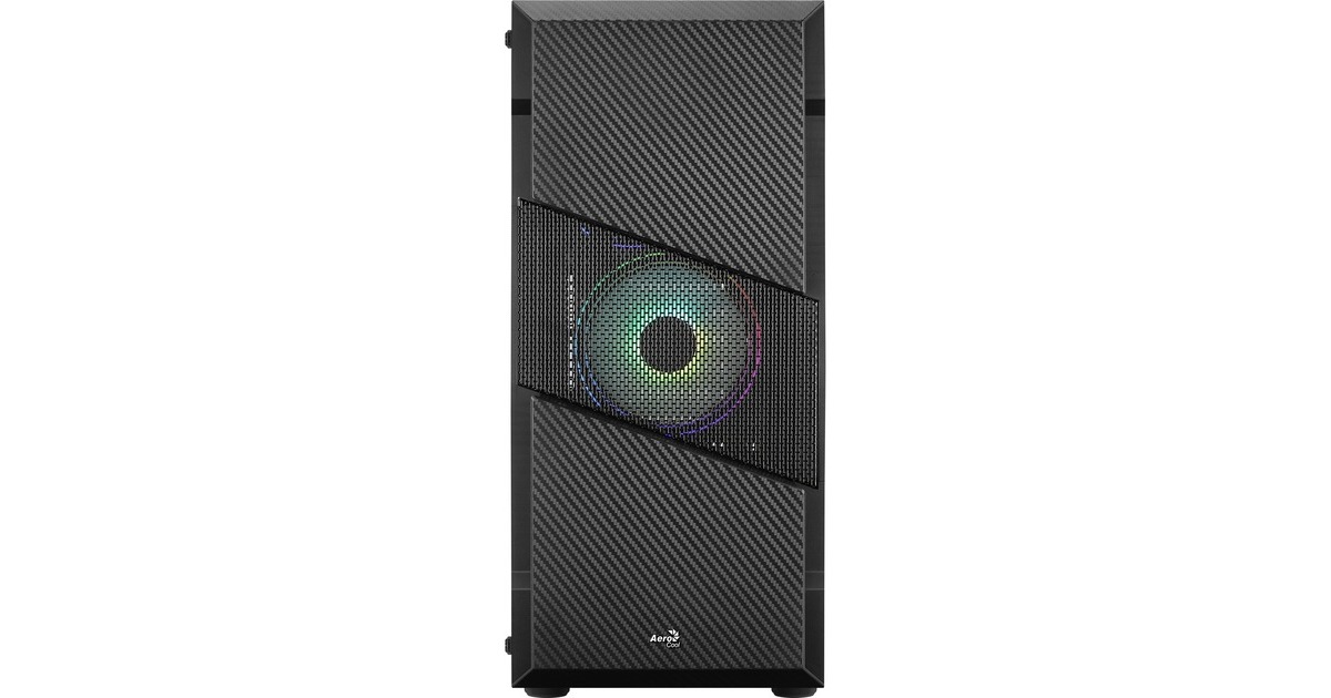 Aerocool Menace Saturn RGB, Tower-Gehäuse(schwarz, Tempered Glass)