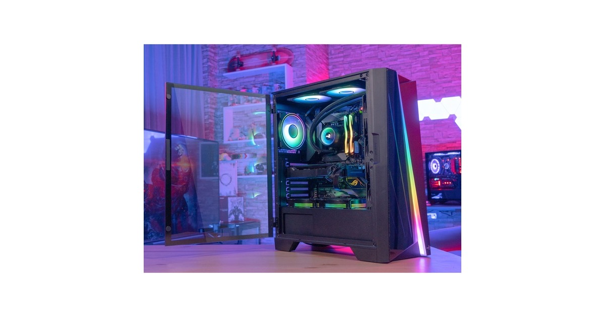 Aerocool Mirage-G-BK-v1, Tower-Gehäuse(schwarz, Tempered Glass)
