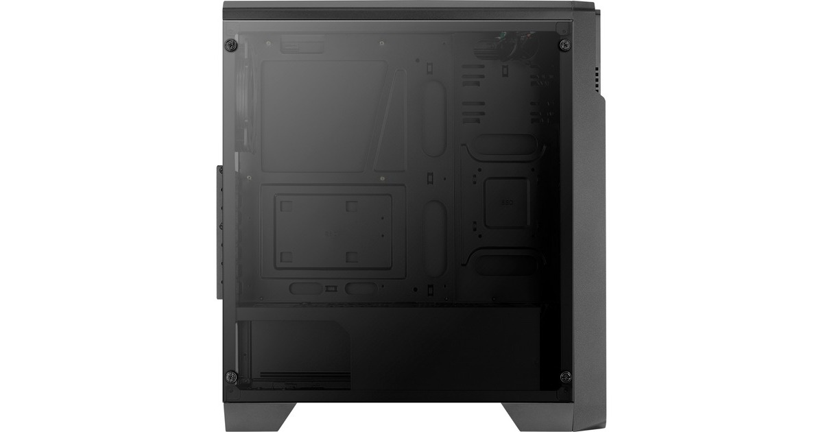 Aerocool Ore Tempered Glass, Tower-Gehäuse(schwarz, Tempered Glass)
