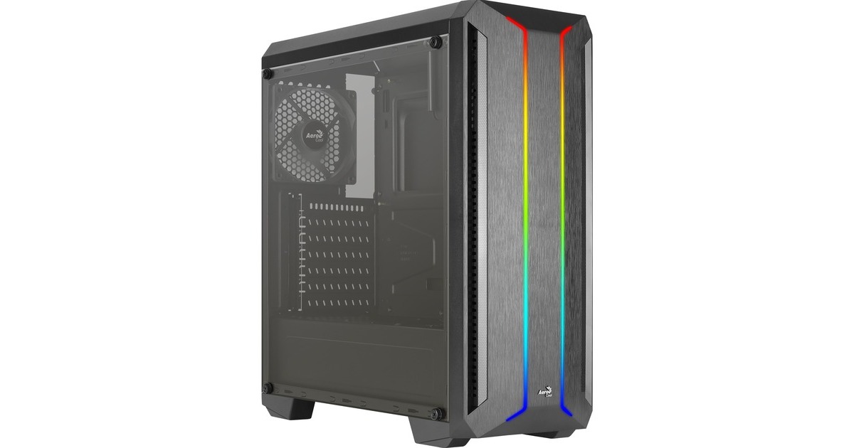 Aerocool Skyline ARGB, Tower-Gehäuse(schwarz, Seitenteil aus Acryl)