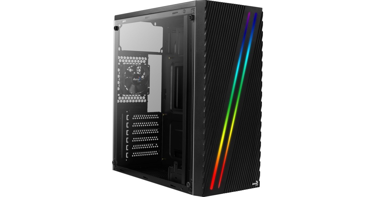 Aerocool Streak, Tower-Gehäuse(schwarz, Window-Kit)