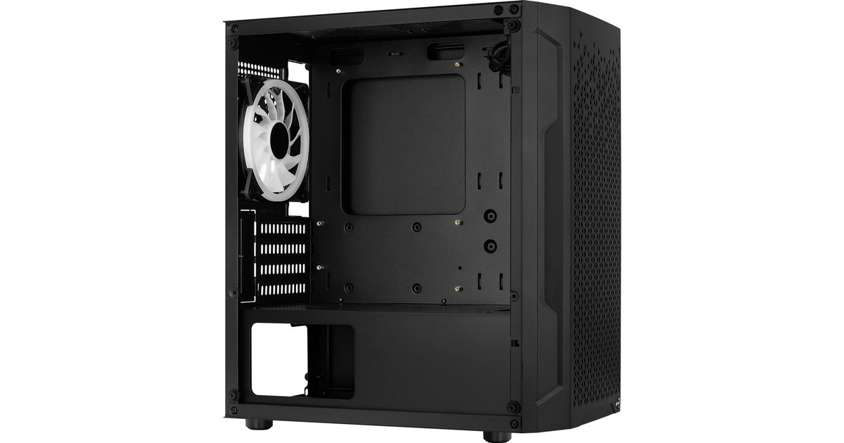 Aerocool Trinity Mini-G-BK-v2, Tower-Gehäuse(schwarz)