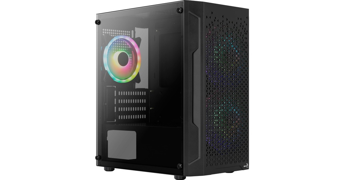 Aerocool Trinity Mini-G-BK-v3, Tower-Gehäuse(schwarz)
