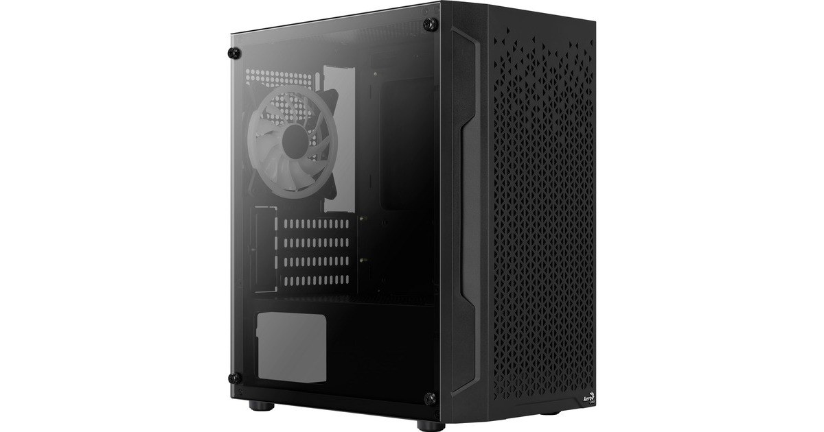 Aerocool Trinity Mini-G-BK-v3, Tower-Gehäuse(schwarz)