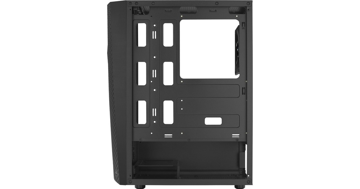 Aerocool Wave-G-BK-v1, Tower-Gehäuse(schwarz, Tempered Glass)