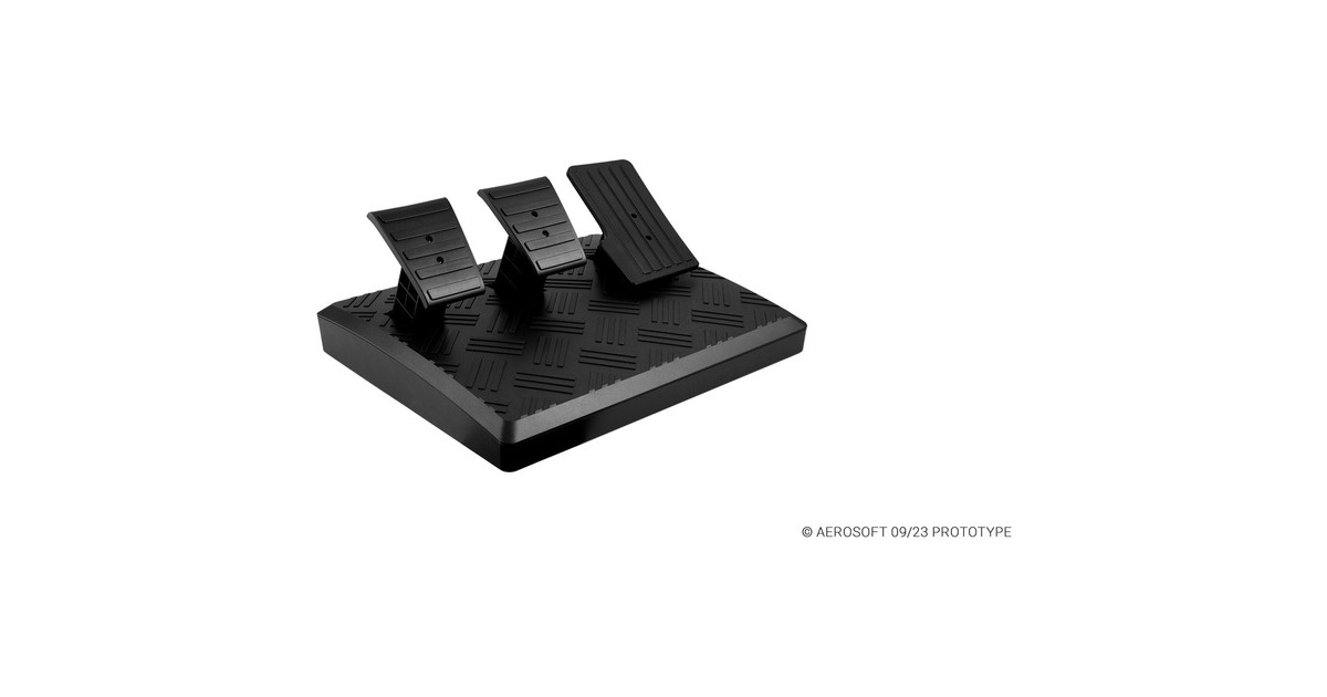 Aerosoft Truck & Bus Wheel System, Simulatoren-Set(schwarz)