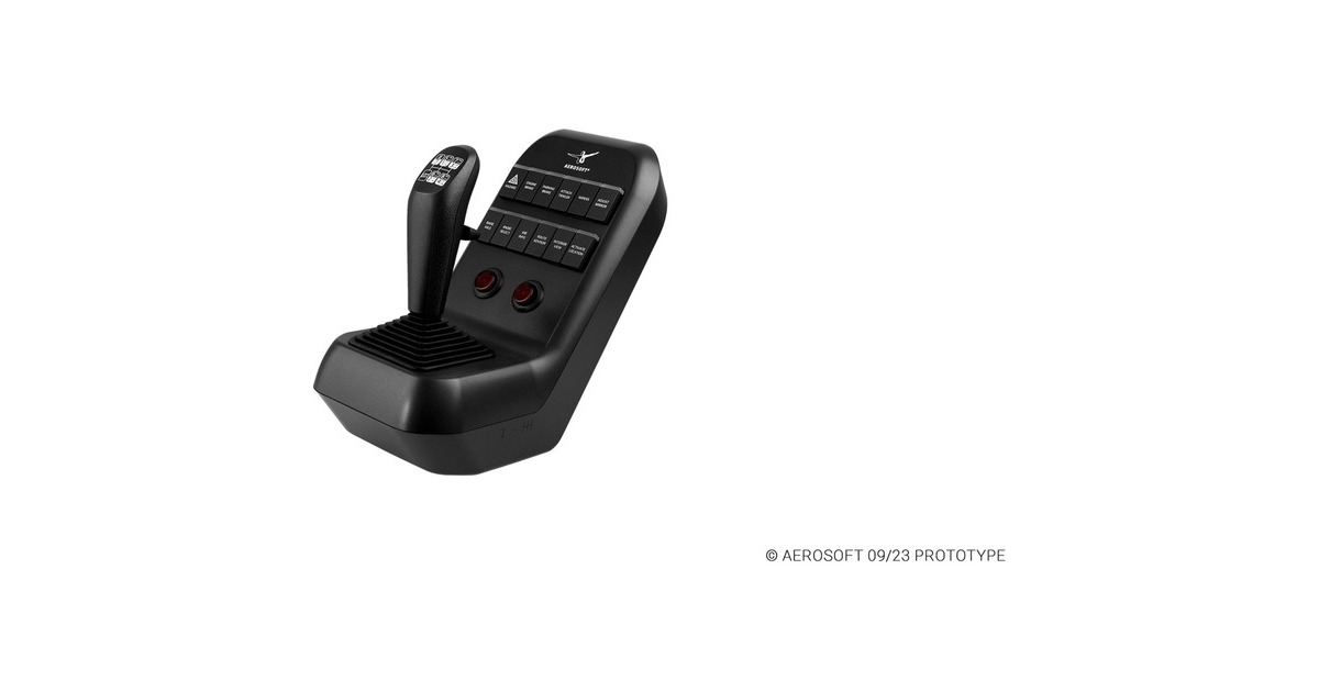 Aerosoft Truck & Bus Wheel System, Simulatoren-Set(schwarz)