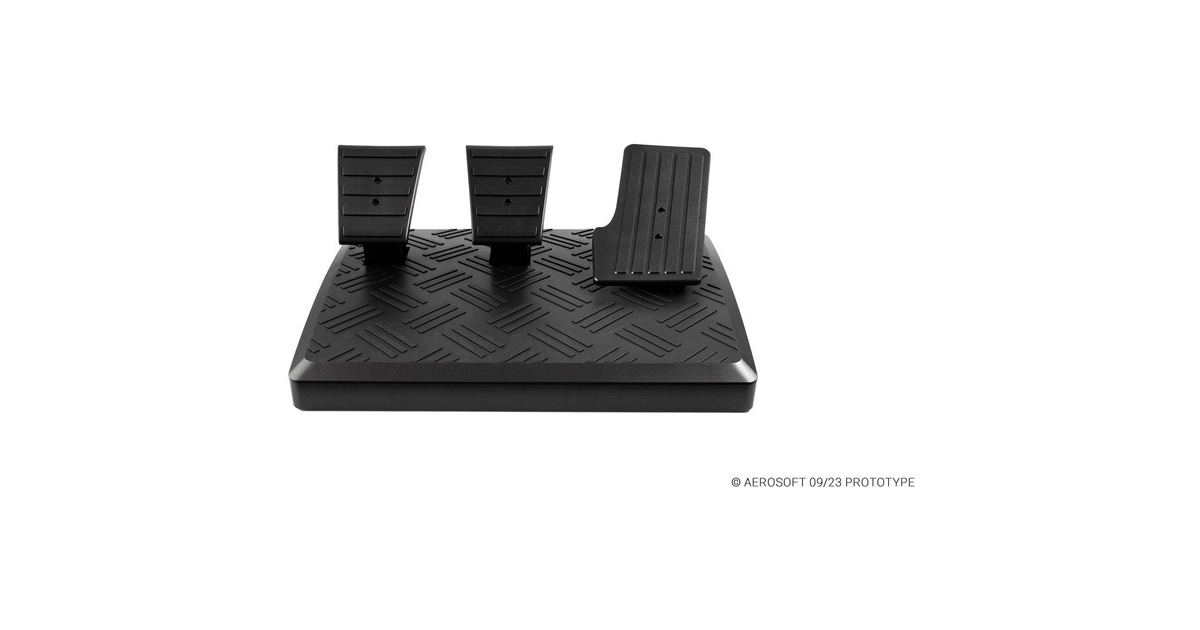 Aerosoft Truck & Bus Wheel System, Simulatoren-Set(schwarz)