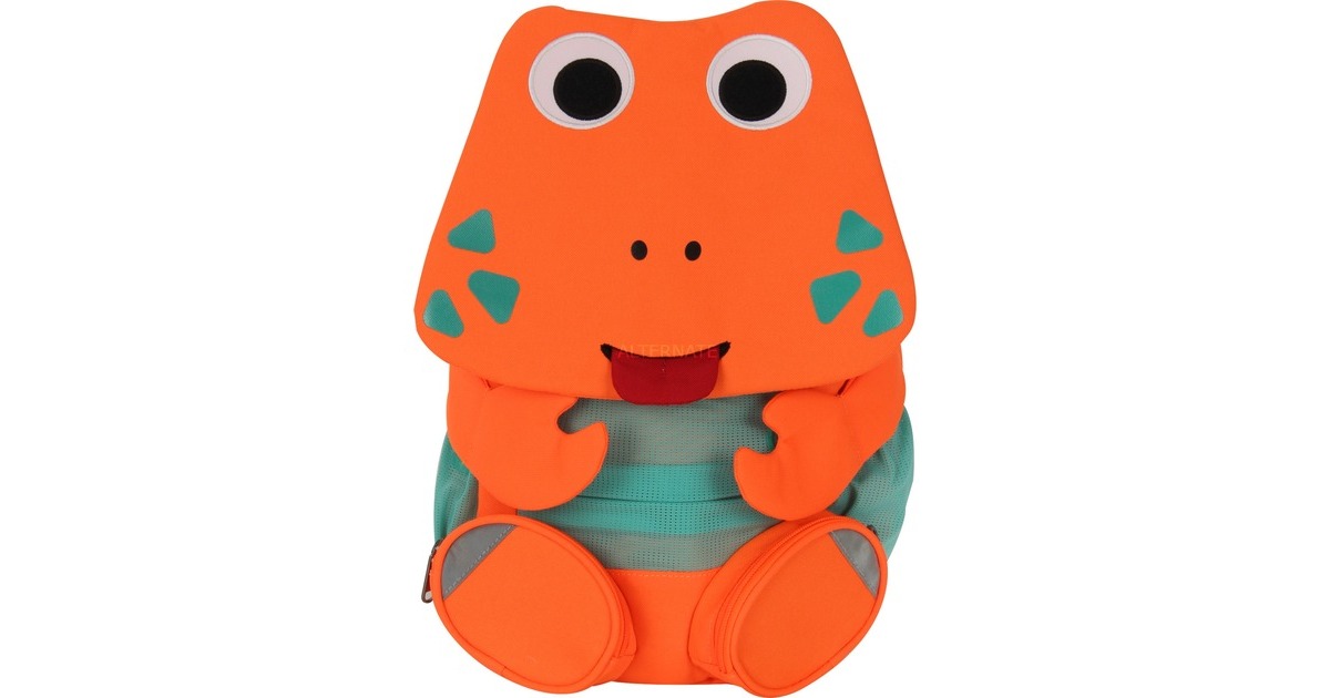 Affenzahn Großer Freund Krabbe Neon, Rucksack(orange/mint)