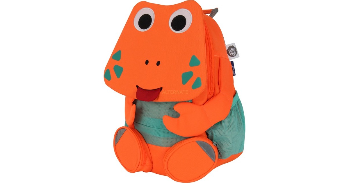 Affenzahn Großer Freund Krabbe Neon, Rucksack(orange/mint)
