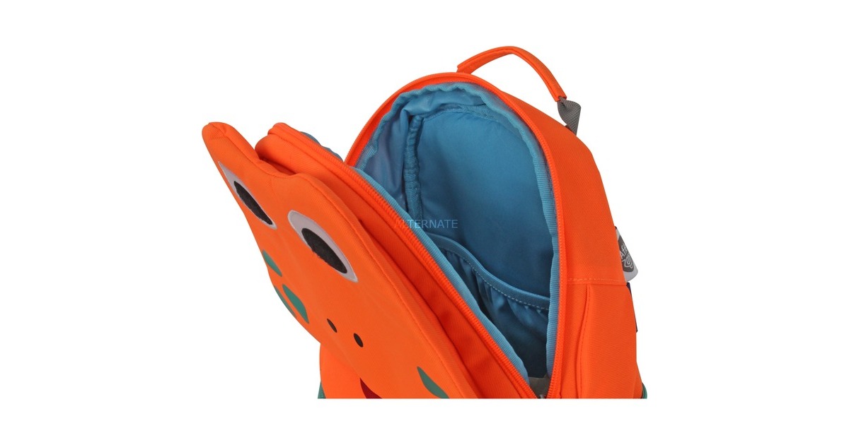 Affenzahn Großer Freund Krabbe Neon, Rucksack(orange/mint)
