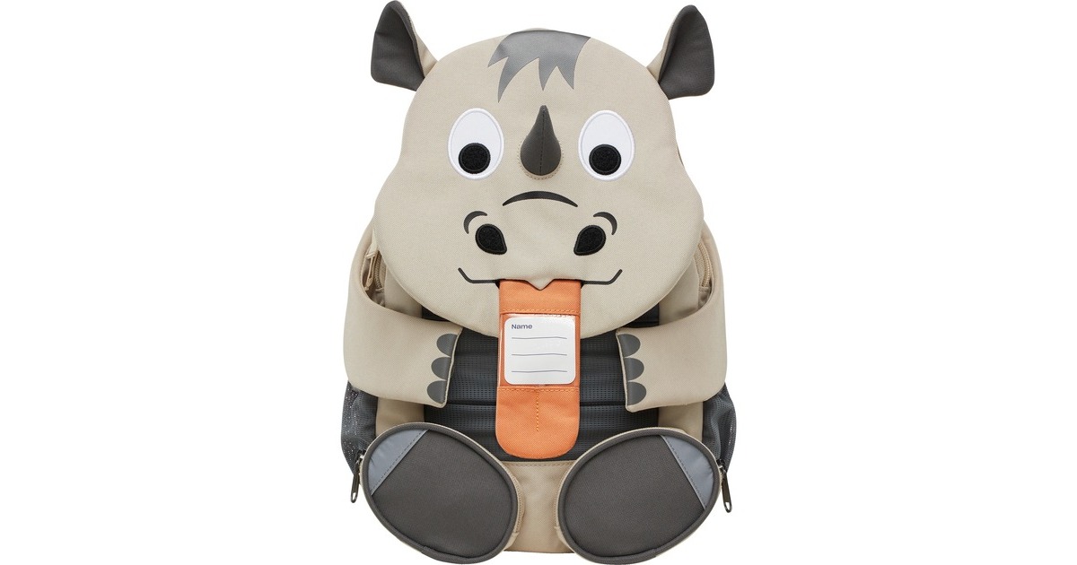 Affenzahn Großer Freund Nashorn, Rucksack(beige/grau)