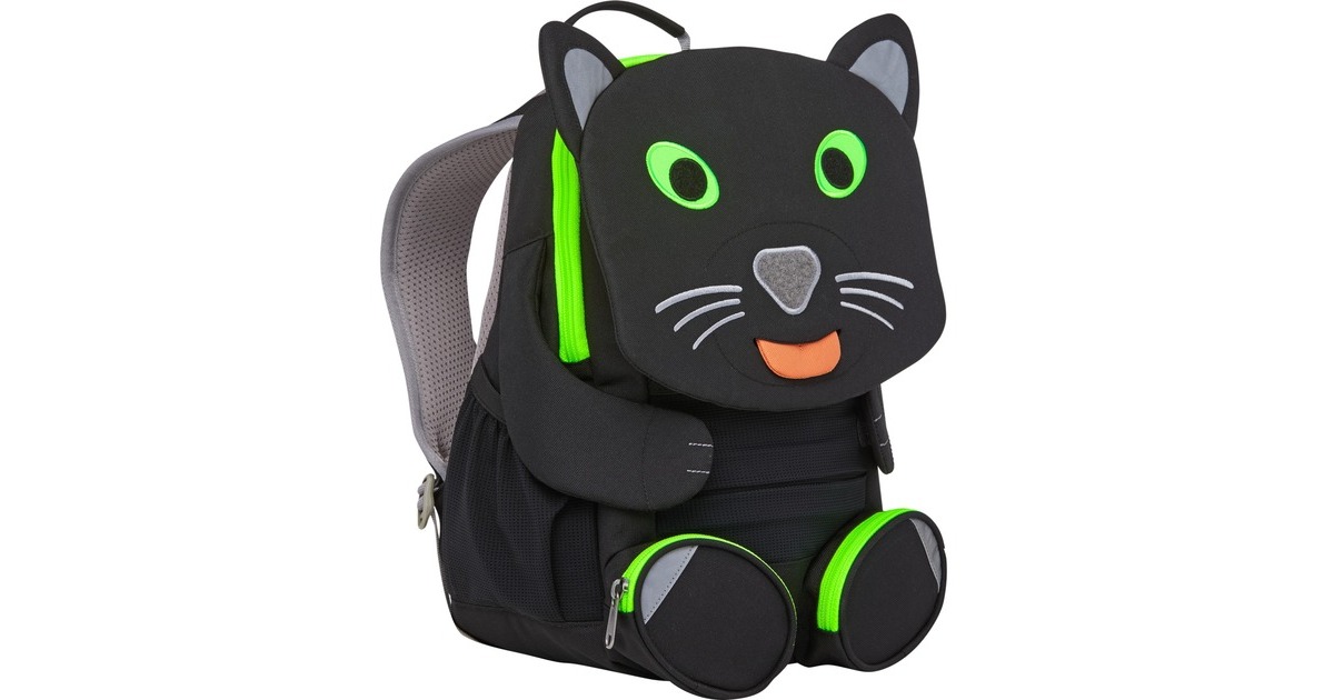 Affenzahn Großer Freund Schwarzer Panther, Rucksack(schwarz/neon-grün)