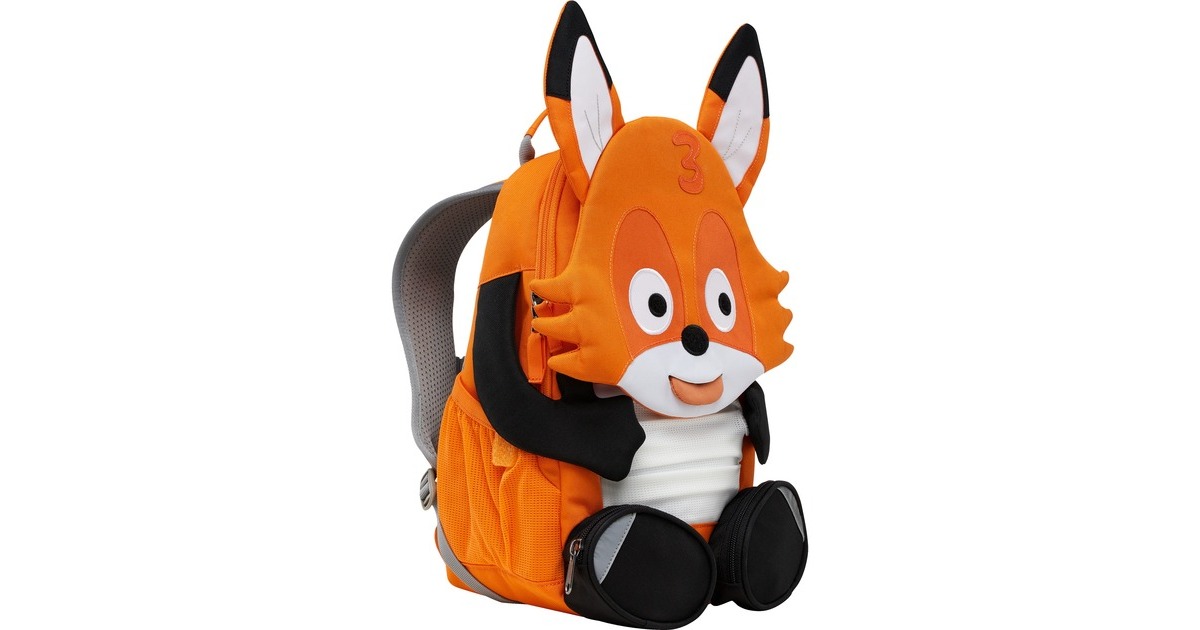 Affenzahn Großer Freund Tonie Fuchs, Rucksack(orange/schwarz)