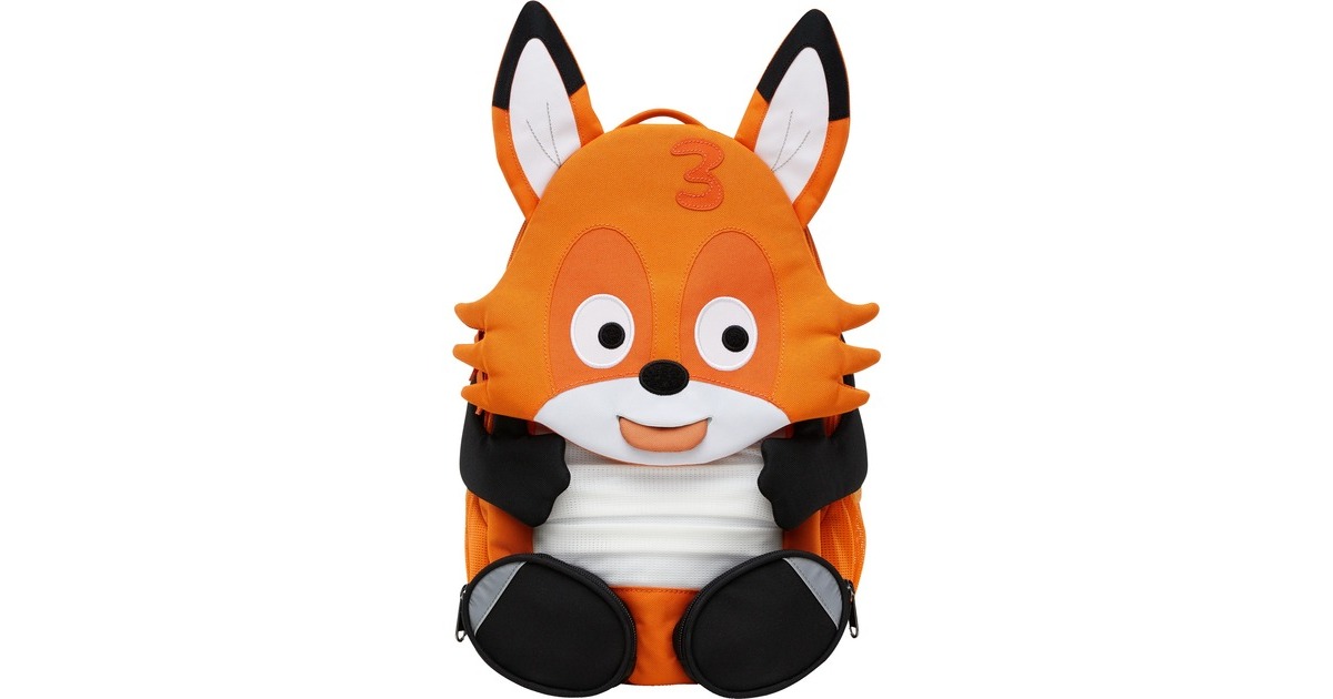 Affenzahn Großer Freund Tonie Fuchs, Rucksack(orange/schwarz)
