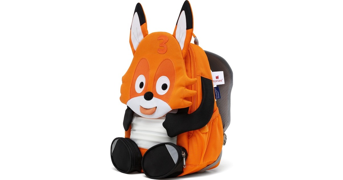 Affenzahn Großer Freund Tonie Fuchs, Rucksack(orange/schwarz)